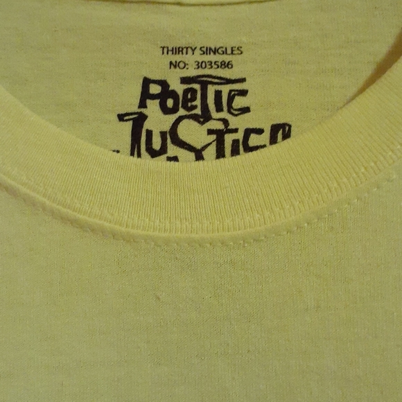 Gently-Loved Poetic Justice Graphic T-shirt - Picture 5 of 8